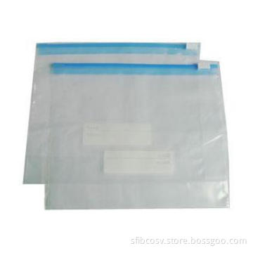 Clear Plastic LDPE / HDPE ZOB12 Packaging Zipper Bags